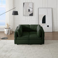 4 Seat Sofa Bed Upholstered Sofa Sleeper, Space Saving Sof Bed2 Seat Sofa With Storage Space Under Seatsall Arms And Backs Adjustabled For Ultimate Comfort Seating Green Green Polyester 4 Seat
