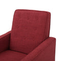 Recliner Red Fabric