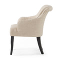 Arm Chair Light Beige Fabric