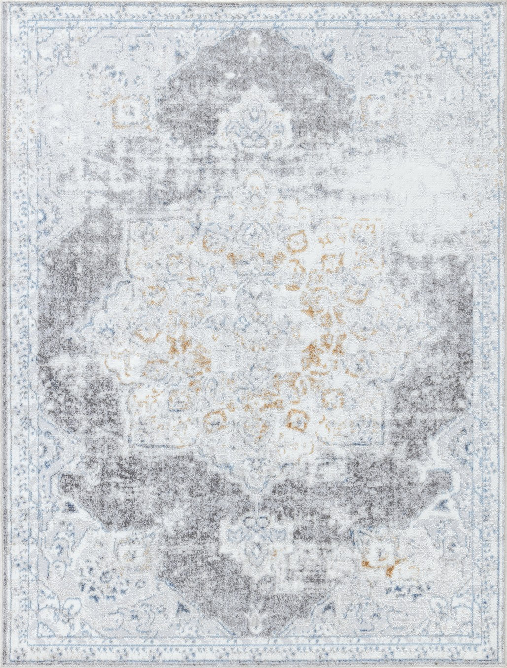 Legacy Gc Cam8003 Multi 5 Ft. 3 In. X 7 Ft. Area Rug White Polyester