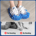 Microfiber Mop Slippers,Mop Slippers For Floor Cleaning,Machine Washable And Reusable,3Pieces,Suitable For Kitchen, Living Room And Other Occasions Blue,Green,Red Microfiber