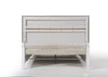 Naima White Finish Queen Bed W Storage White Synthetic Wood