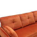 United Modular Sectional Sofa L Shaped Modular Couch With Reversible Chaise Modular Sofa Sectional Couch With Storage Seats Orange Velvet 3 Seat