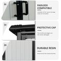 5X3Ft Outdoor Storage Shed Waterproof Resin Cabinet With Lockable Doors For Bikes And Patio Furniture Black Plastic