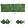 Outsunny Grass Wall Panels, 118