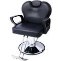 Artist Hand Hair Stylist All Purpose Barber Chair For Barbershop Salon Chair,Heavy Duty Hydraulic Barber Chair Spa Furniture Shampoo Reclining Extra Wider Seat Beauty Hair Salon Equipment Black Pu