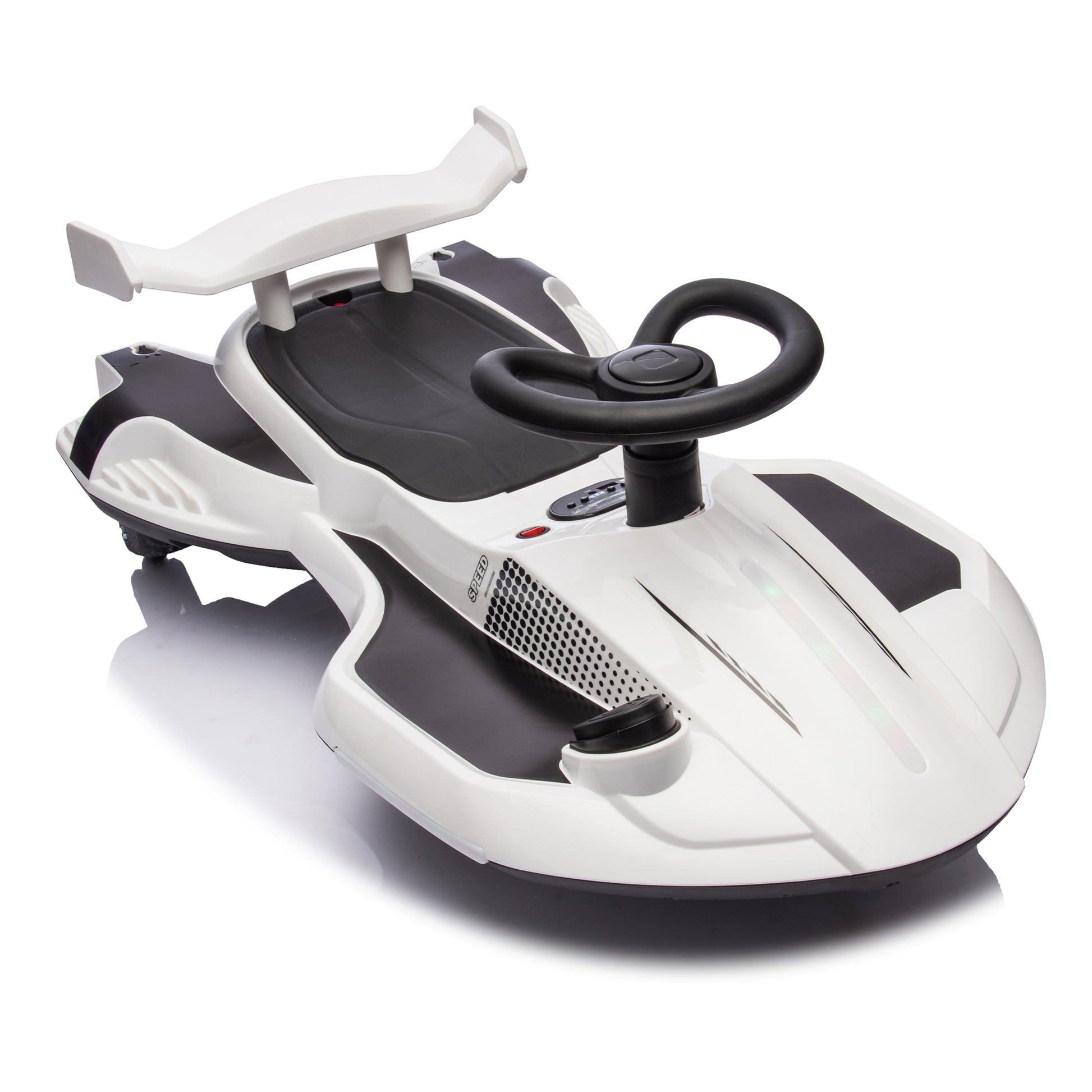 12V Kids Ride On Electric Toy,360 Degree Drift In Place,Spray Function,Front&Side Lights Design,Usb Mp3,Bluetooth,Music, 3.73 4.35 Mph,Easy Installation,Ultimate Cool Operation For Kids Aged 3 .