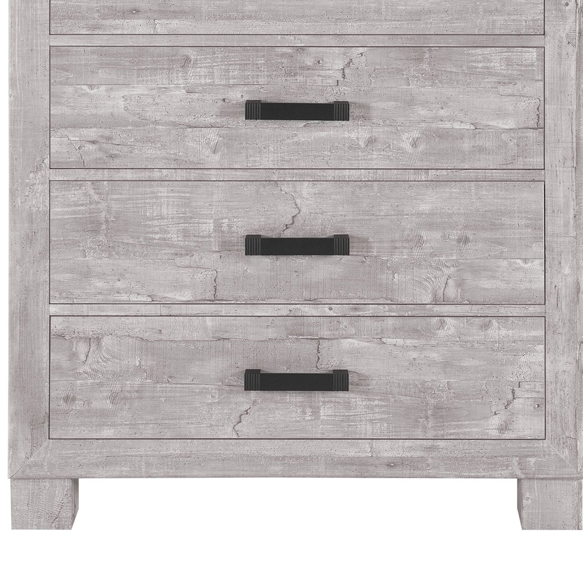 Rover Grey Chest Gray Solid Wood Mdf