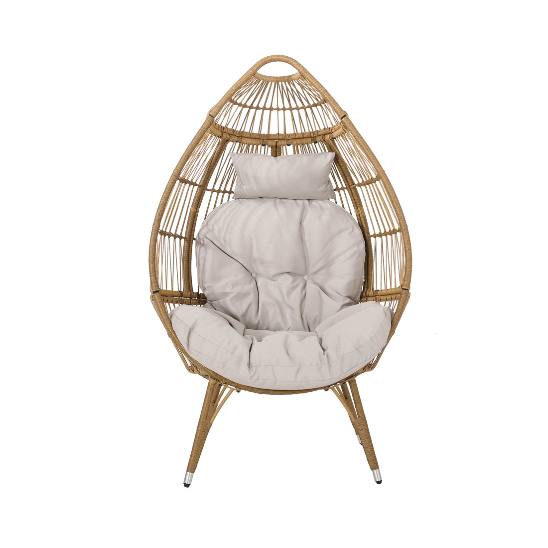 Serina Teardrop Chair Natural Iron