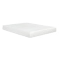 Plush 8 In. Medium Gel Memory Foam Mattress For King Size Bed In A Box Withwhite Aloe Vera Cover White Bedroom Modern Memory Foam Polyester King