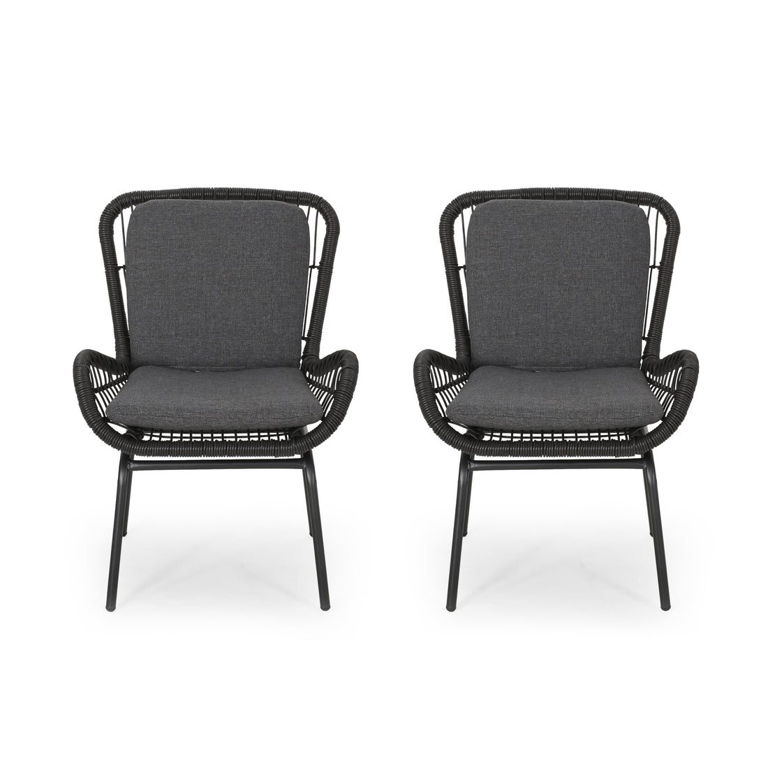 Pabrico Chair Grey Iron Plastic