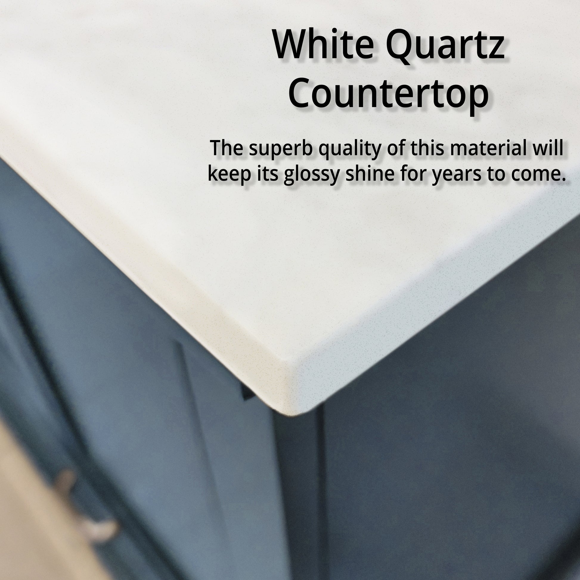 Navy Blue Double Bath Vanity 84 In. W X 22 In. D, With White Quartz Top Navy Blue Plywood Wood