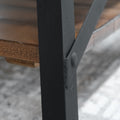 Douglas Brown End Table Brown Solid Wood
