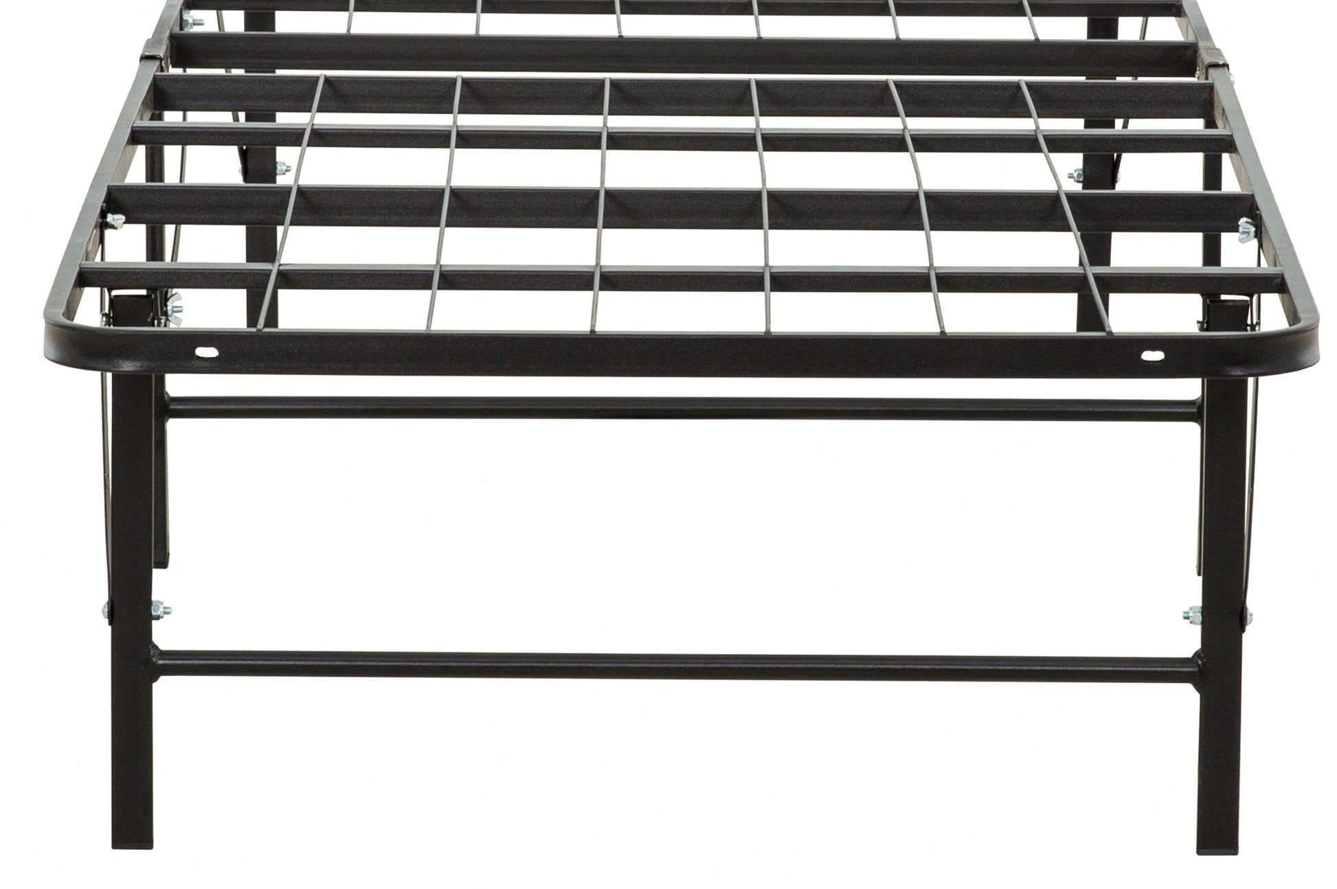 Metal Mattress Foundation Bed Frame, Twin Size Bed Base For Kids Room, Guest Room, Black Box Spring Not Required Twin Black Metal Bedroom Modern Bed Frame Steel