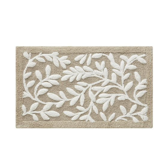 Cotton Tufted Bath Rug Multicolor Cotton