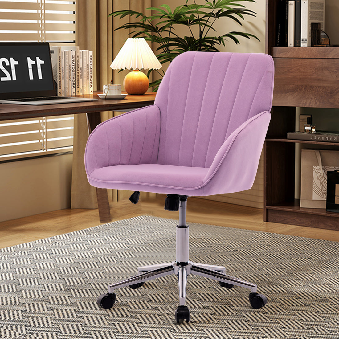 Ty Office Chair Lilac Velvet