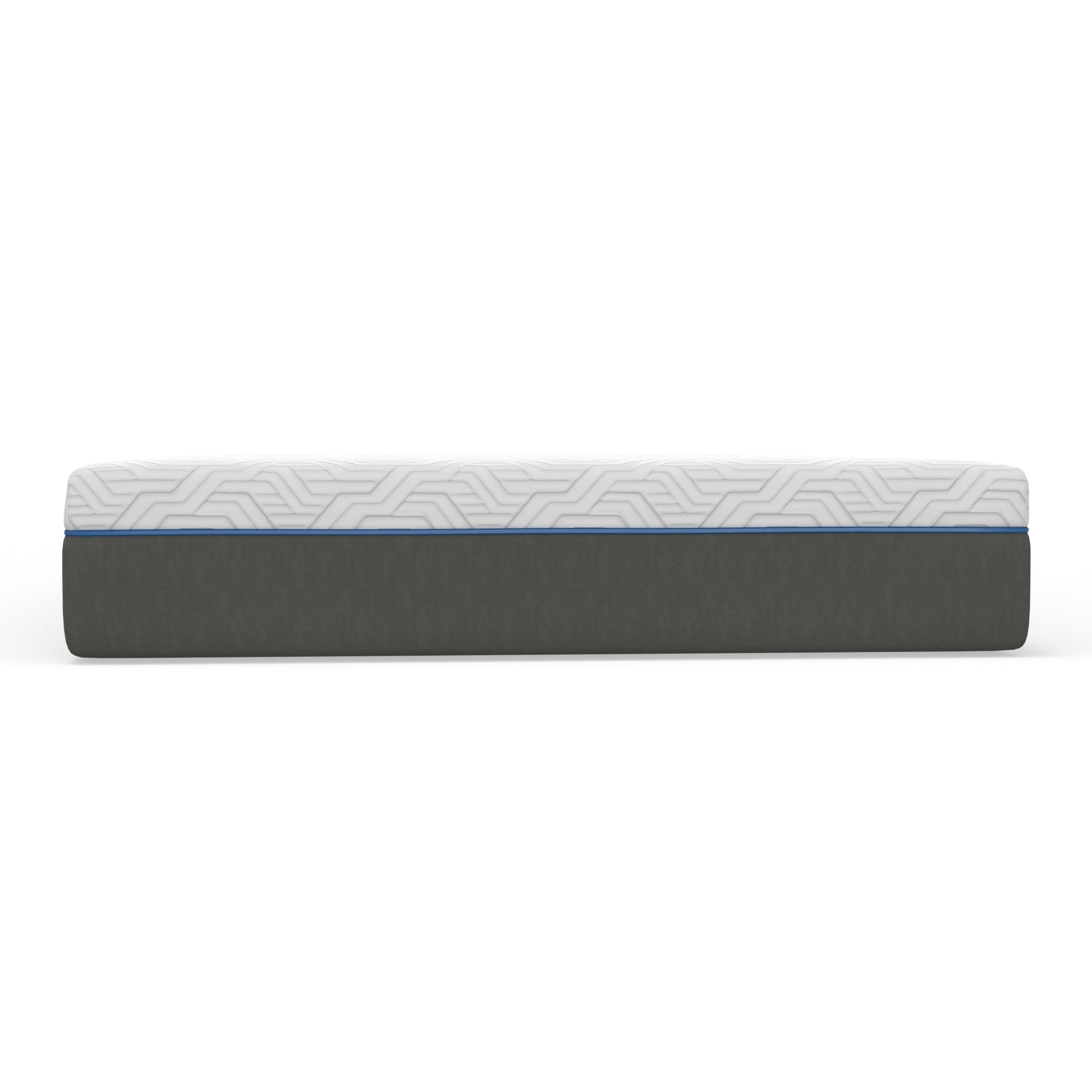12" Lavender Firm Gel Memory Foam Mattress With Edge Support And Air Grid Cal King White Foam California King