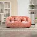 Coolmore Bean Bag Sofa Lazy Sofa Durable Comfort Lounger High Back Bean Bag Chair Couch For Adults And Kids, Indoor & Outdoor, Accent Floor Soft Lounge Chair Pink Chenille Pink Primary Living Space