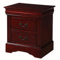 Cherry 2 Drawer Nightstand Cherry 2 Drawers Drawers Wood