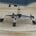 Office Chair Navy Blue Fabric