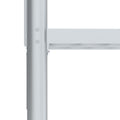 Heavy Duty Sturdy Meta Twin Over Twin With Trundle Bunk Bed L Noise Reduced Safety Guardrail No Box Spring Needed,Gray Silver Twin Gray Silver Metal