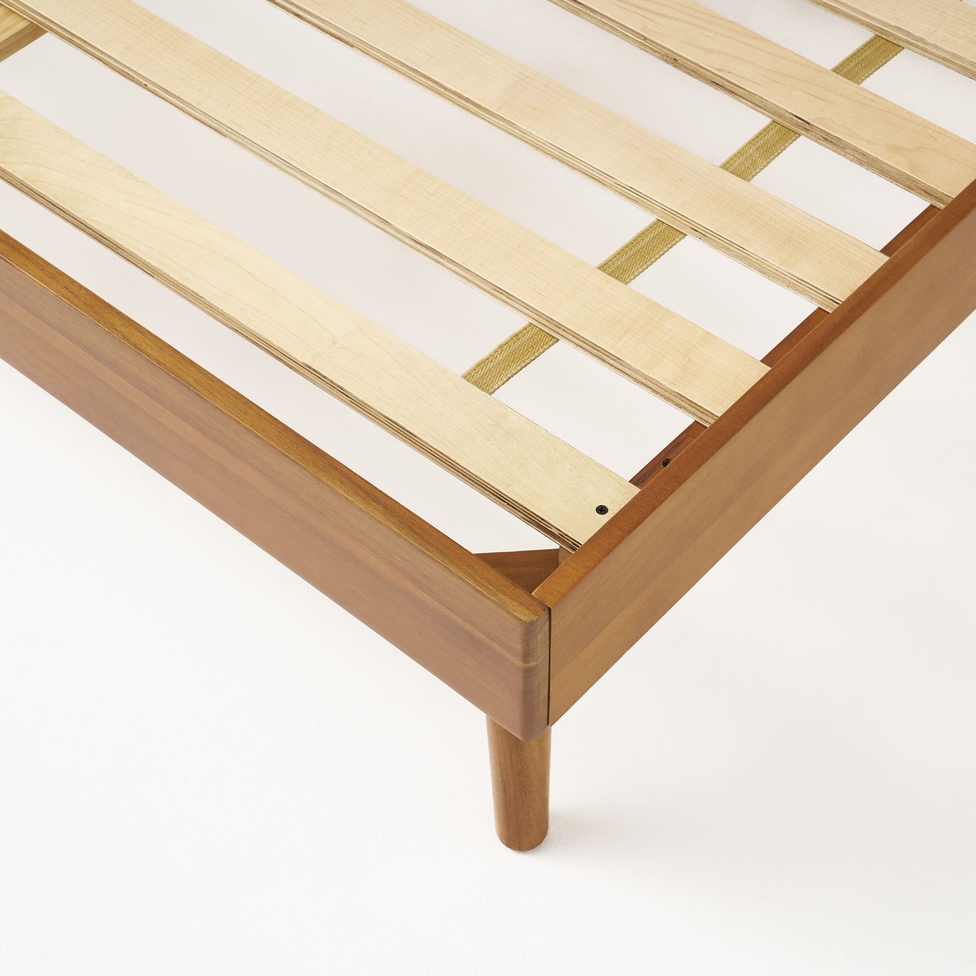 Cohron Solid Wood Platform Bed Twin Xl Bed Twin Xl Natural Acacia Wood