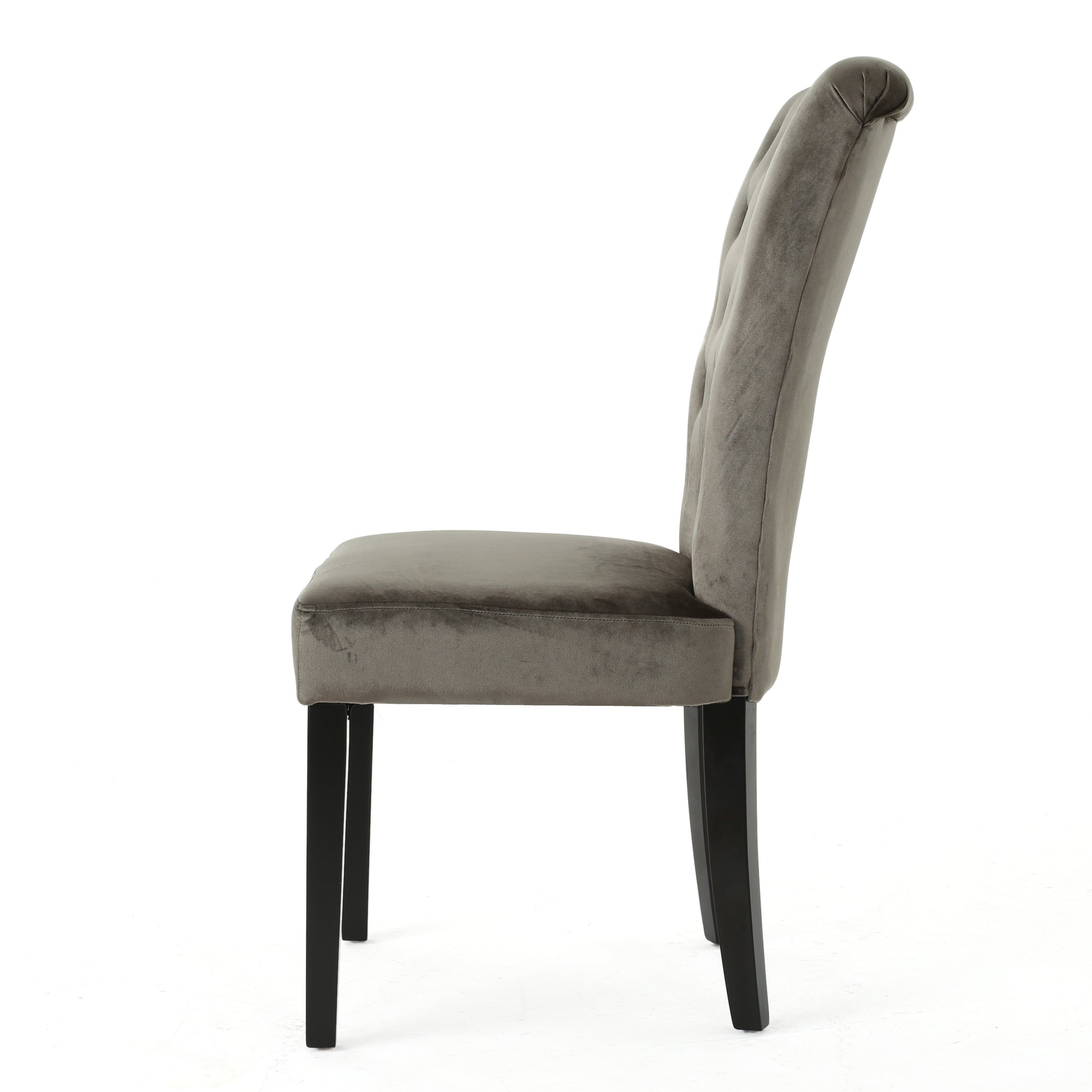 Charlotte Kd Dining Chair Grey Fabric