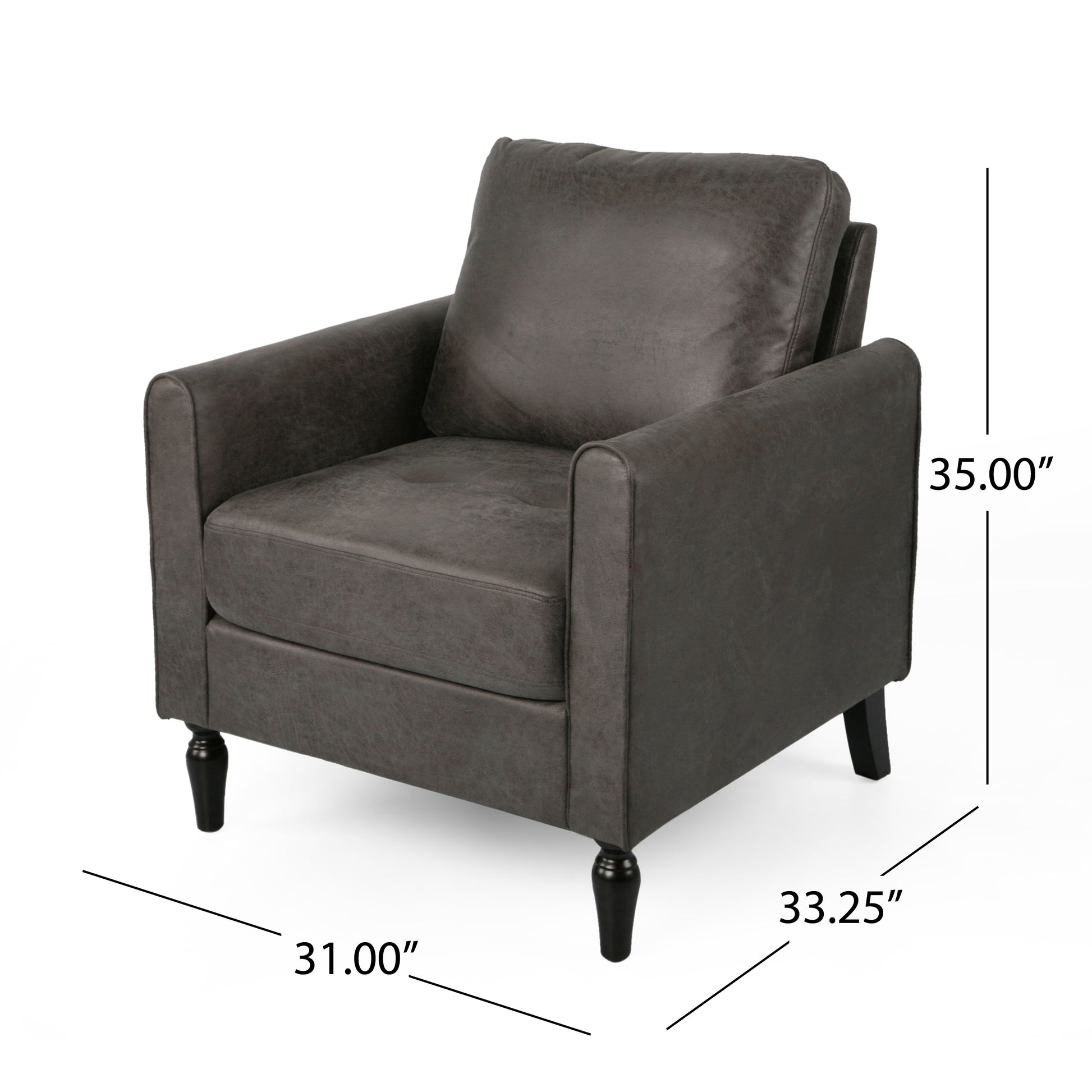 Chair Slate Microfiber 1 Seat