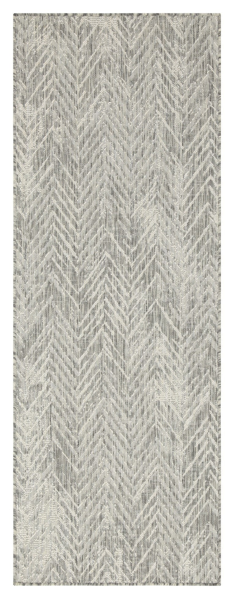 Sunshine Gc Har2012 Silver 2 Ft. 7 In. X 7 Ft. 3 In. Indoor Outdoor Area Rug Silver Polyester Polypropylene