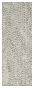 Sunshine Gc Har2012 Silver 5 Ft. 3 In. X 7 Ft. 3 In. Indoor Outdoor Area Rug Silver Polyester Polypropylene