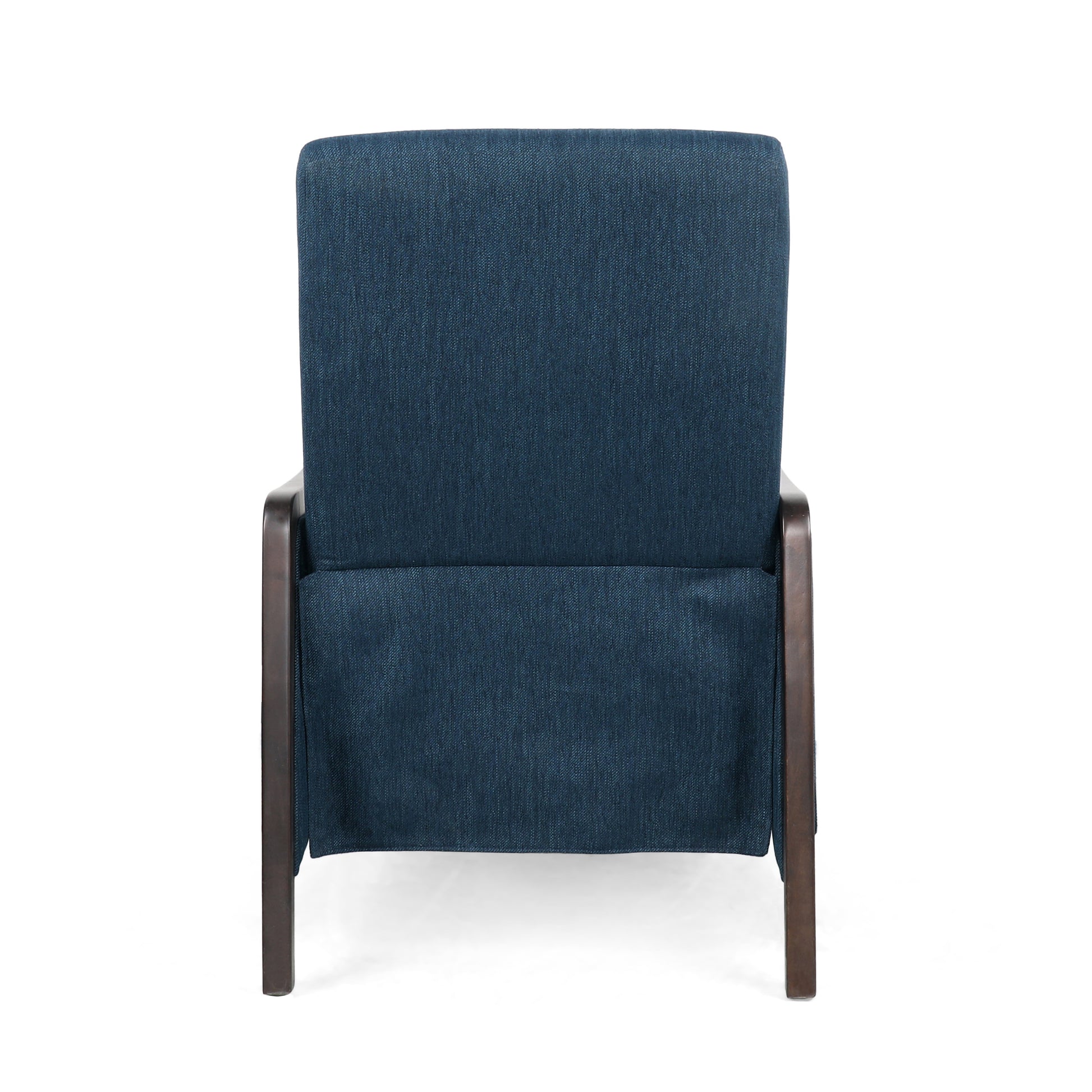 Recliner Chair Navy Blue Fabric