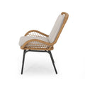 Pabrico Chair Light Brown Iron Plastic