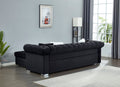 Reversible Sectional Sofa 4 Seater Oversized Convertible L Shaped Couch Velvet Sofa Couch Black Velvet 4 Seat