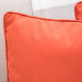 Coronado Square Pillow Set Of 2 Orange Fabric