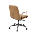 Rum Office Chair With Swivel Solid Brown Office Office Chairs Solid Back Swivel Genuine Leather