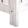 Outsunny Patio Wooden Bench With Storage Box, 29 Gallon Outdoor Storage Bench, Large Entryway Deck Box W Unique X Shape Back, For Deck, Porch & Balcony, White White Wood