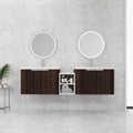 72 Inch Soft Close Doors Bathroom Vanity With Sink, A Small Storage Shelves, 30