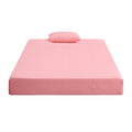 7Inch Full Mattress And Pillow Setfabric Gel Infused Memory Foam Mattress, Pink, Mattress In A Box Full Pink Bedroom Foam