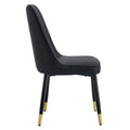 Table And Chair Set.The Table Has A Glass Top With Imitation Marble Pattern Stickers And Stainless Steel Golden Legs. Paried With Chairs With Pu Artificial Leather Backrest Cushions And Black Legs. White Gold Seats 6 Glass Metal