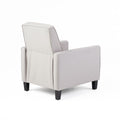 Grey Linen Push Back Chair For Elegant Home D Cor Grey Fabric