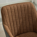 Ts Leisure Chair Dining Chair Black Brown Grey Linen