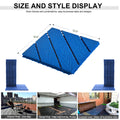 Plastic Interlocking Tiles, 44 Patio Tiles, 12