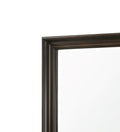 Merlot Square Mirror Mahogany Solid Wood Mdf Glass