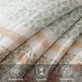 9 Piece Cotton Percale Comforter Set Coral Queen Queen Coral Polyester