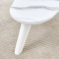 Modern Minimalist White Table Top. Cloud Shape Gives You A Experience, Computer Desk. The Game Table. Suitable For Dining And Living Rooms. White Mdf