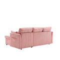 United Modular Sectional Sofa L Shaped Modular Couch With Reversible Chaise Modular Sofa Sectional Couch With Storage Seats Pink Velvet 3 Seat