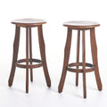 Pike Barstool Dark Brown Acacia Wood