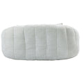 Coolmore Bean Bag Sofa Lazy Sofa Durable Comfort Lounger High Back Bean Bag Chair Couch For Adults And Kids, Indoor & Outdoor, Accent Floor Soft Lounge Chair Beige Chenille Beige Foam Chenille 2 Seat