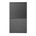 9720 Louver Grille 1 3 13Ft Aluminum Frame & Louvers Black Aluminium