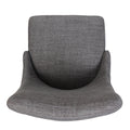 Dining Chair Light Grey Fabric